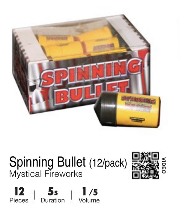 Spinning Bullet ( 12 pack )